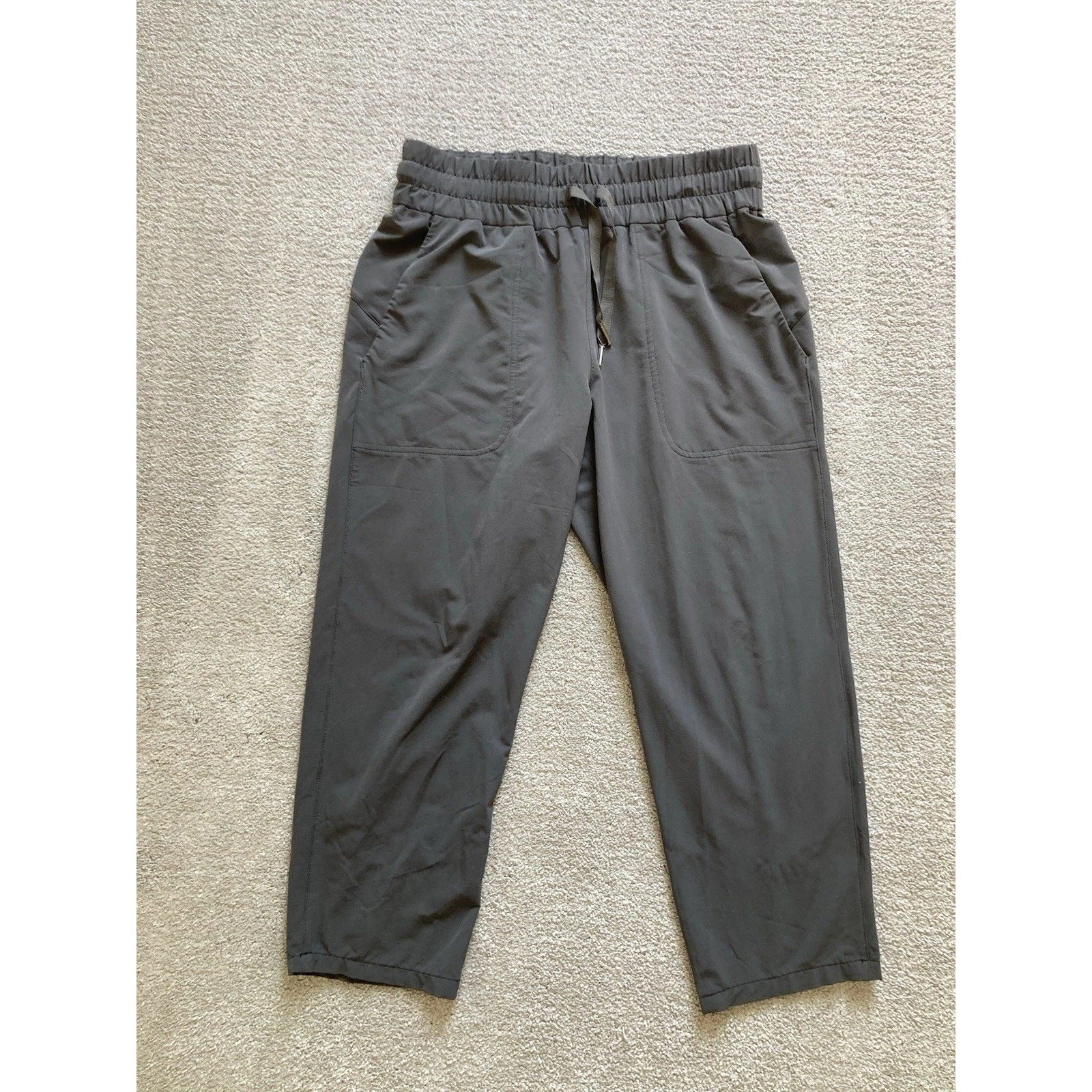 SPANX Out Of Office Trouser Size S Dk Olive Stretch Comfort Pants Capri Lounge