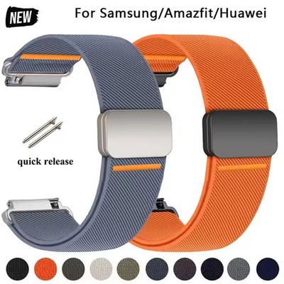 Nylon Magnet Armband Für Amazfit BIP 6 5 Lite GTS GTR 42 47mm Mini 2 3 4 5 Pro