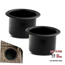 2pcs Car Cup Holder Insert Recessed Drop In Metal Cup Drink Can Holder Large