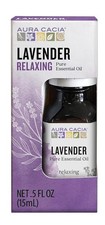 New AURA CACIA Relaxing LAVENDER Pure Essential Oil 0.5 Fl Oz/15mL