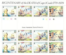 W TUVALU 0114-117 MS CAPTAIN COOK