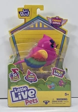 Little Live Pets “Lil’ Bird” 20+ bird sounds, head turns, talks back (Brand New)