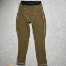 Beyond Clothing Pants Size Medium R Coyote Tan Military Liner FLEECE L2 Grid