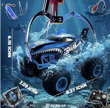 SHARK Monster Truck RC Blue with Light  Music
