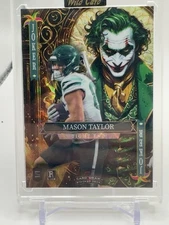 2025 Wild Card Mason Taylor Full Art Joker 1/1 Rookie RC Jets 