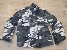 Alpha Industries Field Jacket Men's L White Urban Camo Cold Weather M65 USA Made