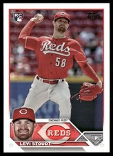 Levi Stoudt Rookie 2023 Topps Update Cincinnati Reds #US149
