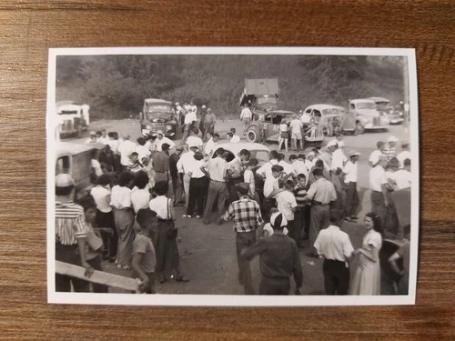 Boots Reaume #509, Ridgetown Track Scene 1953 Photo Print 5 X 3 1/2 (SC2)