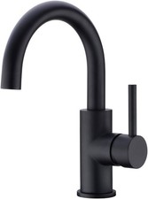 Black Bathroom Faucet Brushed Nickel Prep Wet Bar Sink Faucet Stainless Steel