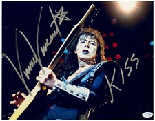 KISS Vinnie Vincent Signed Autographed 11x14 Photo Exact Proof ACOA Witness ITP
