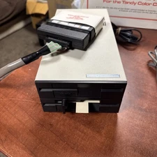 Vintage Tandy Disk Drive FD 502 Color Computer Floppy 26-3133 with manual 