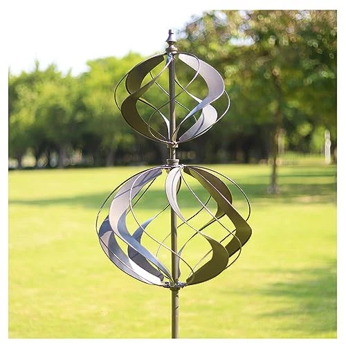 Wind Spinners Outdoor Metal - Large Kinetic Wind Spinner for Yard Garden, - Picture 3 of 7