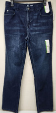 Wonder Nation Boy's 16 Jeans Regular Straight Blue Denim Adjustable Waist NEW
