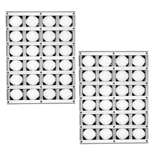 S23218-38Y Briquette Tray Assembly for Delta Grill Parts,2 Pack Heat Plates T...