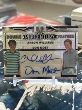 2023 Leaf Pop Century Anson Williams Don Most Double Feature MOJO SILV Auto /15