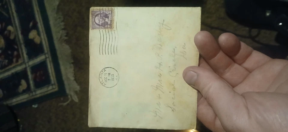 Rare Postal Error Freak Cancellation Date On Front And on Back Backwards - Image 2 of 2