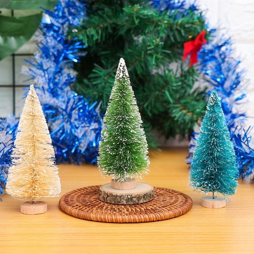 Christmas Decor Artificial Plants Xmas Tree Decoration Small Pine Trees - Picture 9 of 15