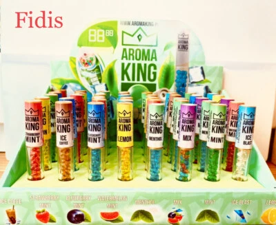 50 Aroma King Kapseln Kugeln Perlen Pops Balls Filter PEN Luxus Füll-Applikator
