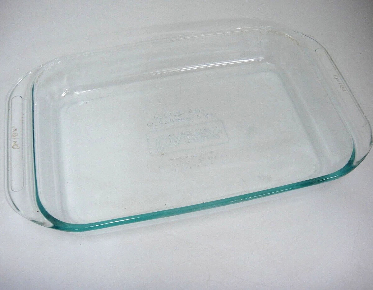 Pyrex Rectangular Clear Glass 3 Quart Baking Dish 9 x 13