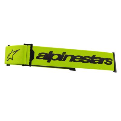 Alpinestars Supertech Goggles Strap Yellow Flou Black Genuine Replacement Part
