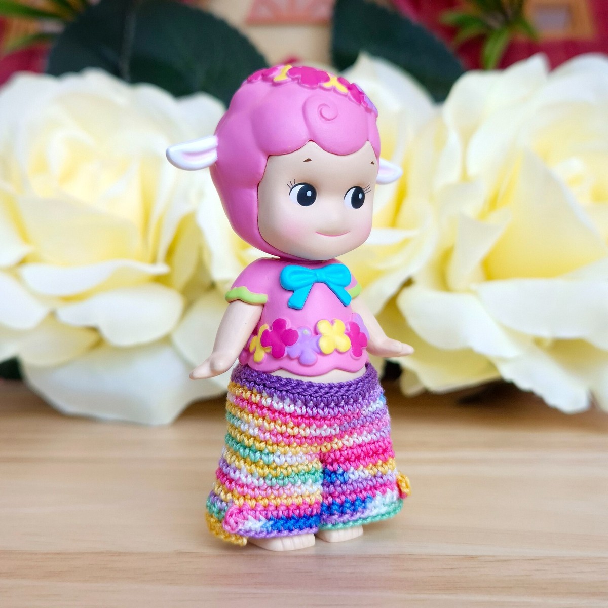 ☆サクランボとあんみつヒヨコが可愛いSpring猫ちゃんピアス☆ Authentic] 🐑 LambSonny Angel Easter 2017 – Handmade Crochet