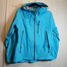 L.L. Bean Misses Size S Rain Jacket Hooded Full Zip #281311