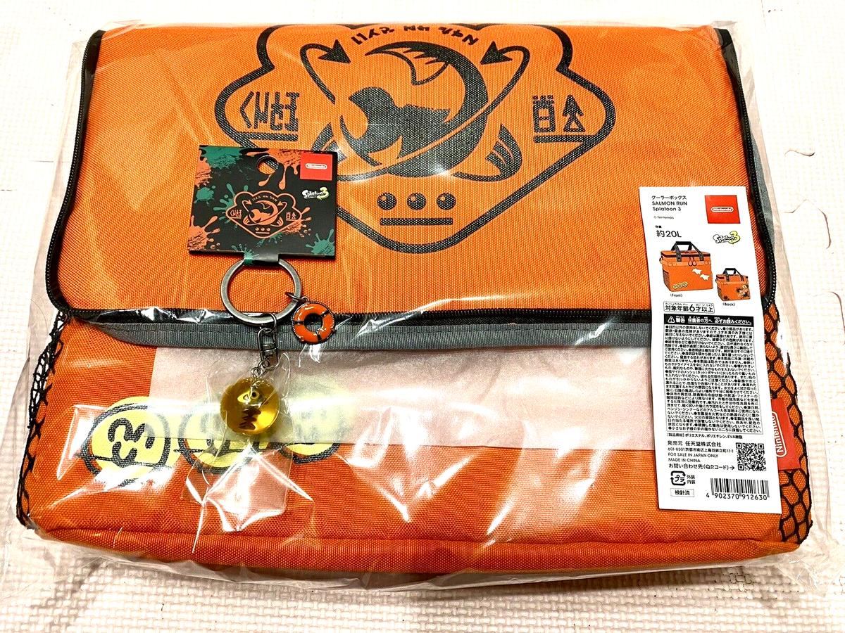 20L Cooler Bag & Keychain Set SALMON RUN Splatoon 3 Nintendo Tokyo