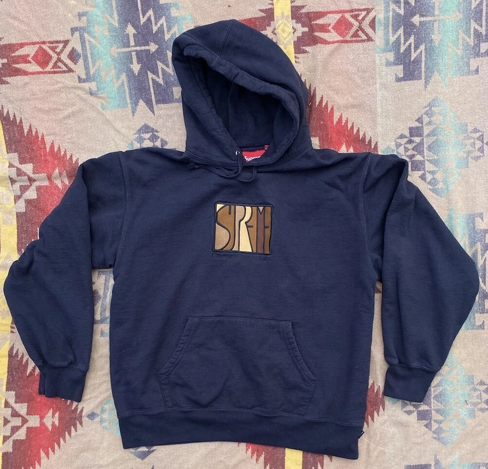 Sweat à capuche Supreme Enterprises homme grand L FW20 marin brodé
