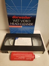 Discwasher FG 1788 VHsy Format Wet Video Head Cleaner Vintage 1991 VCR Maintenan