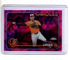 2024 Topps Chrome Update Magenta Purple Lava RAmon Urias Parallel #'d 297/299