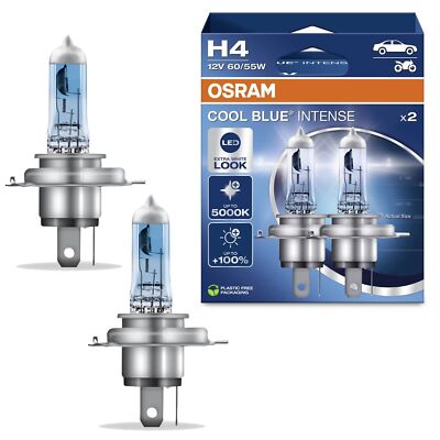 OSRAM H4 COOL BLUE INTENSE Next Generation 2.0 LED Optik 5000K DuoBox 64193CBN
