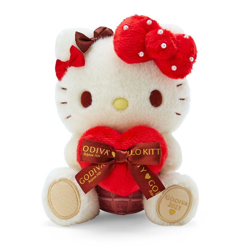 SANRIO Hello Kitty x GODIVA Plush Doll Height 6.7 inch 2023