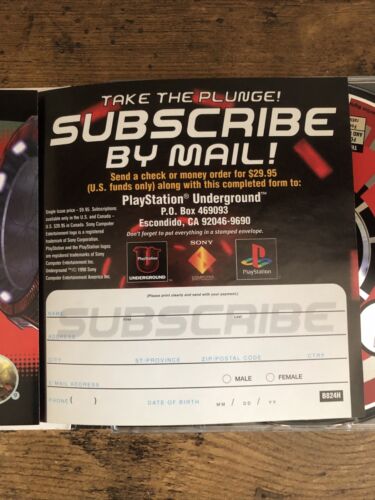 Playstation Underground CD Magazine Demo Discs V2.4 PS1 Complete 2 Disc - Picture 10 of 18
