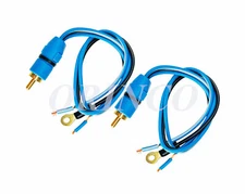 2) LOC200M  High to Low Level Male RCA Converter Adapters