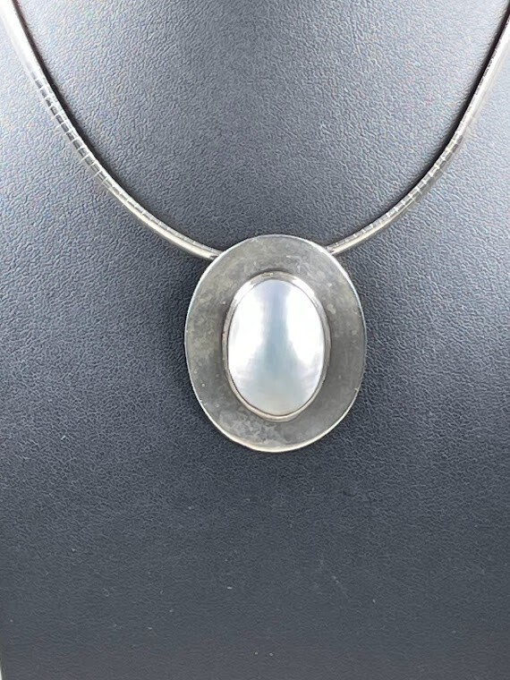 SUZANNE ST CLAIRE 925 STERLING SILVER GRAY OSMENE PEARL