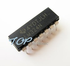 10Pcs LM324N LM324 324 Low Power Quad Op-Amp IC TOP