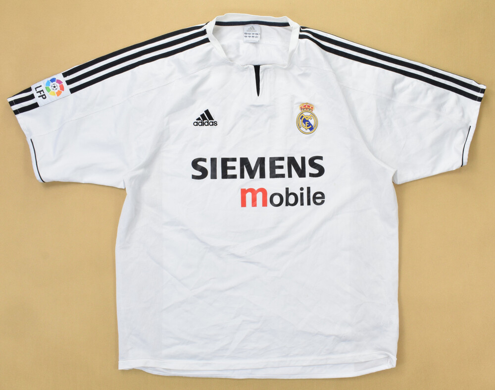 Adidas 2003-04 REAL MADRID SHIRT TRIKOT XL | eBay