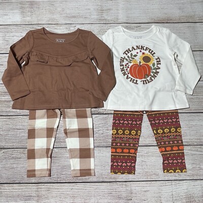 Baby Girl Thanksgiving Outfits Size 12-18 Months. NWT! 4 Pieces For Fall.  Casual | eBay