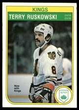 1982-83 O-Pee-Chee Hockey Card Terry Ruskowski Los Angeles Kings #72 NM