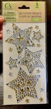 Star Stickers Bling Gemstone Design 5pc