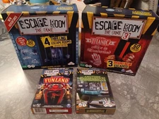 Escape Room The Game- 2 Main Units- Also 2 Expansions- Huge Lot- Brand New