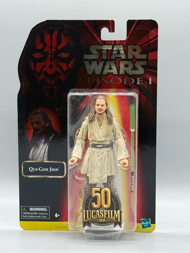 QUI-GON JINN Lucasfilm 50th Anniversary Star Wars 6" Black Series TPM Episode 1