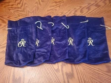 Lot Of 5 Crown Royal Special Reserve Bags Large 1.75L Purple Velvet Excellent