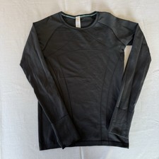 Ivivva Fly Tech LS Girls Sz 12 athletic brand created by Lululemon active wear.