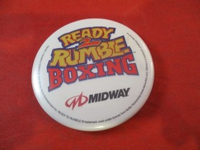 Ready 2 Rumble Boxing Rd 2 Dreamcast PS1 N64 E3 Promo Boxing Glove Keychain +Pin
