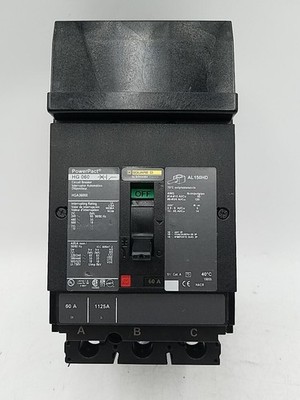 Square D HGA36060 I-Line Circuit Breaker 60A 3P 600V 3PH HGA 60 Amp 3 Pole New