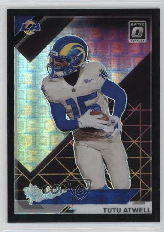 2021 Donruss Optic The Rookies Black Pandora Prizm 8/25 Tutu Atwell RC 0c6