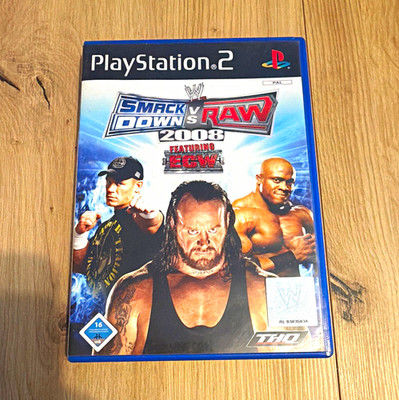 THQ WWE SmackDown vs. Raw 2008 PS2 PAL Multiplayer inkl. Handbuch USK16 (2007)