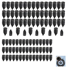 100 Pcs Rubber Tire Nail Repair Kit Screw In Tire Plugs for Car Truck SUV Van