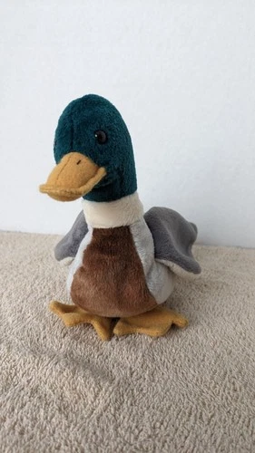 Ty Beanie Babies Jake Mallard Duck 5-inch Plush Toy Vintage 1997
